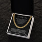 To My Son - Cuban Link Chain