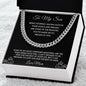 To My Son - Cuban Link Chain