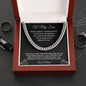 To My Son - Cuban Link Chain