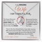 To My Amazing Wife - Alluring Beauty Necklace