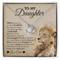 To My Daughter - Love Knot Necklace