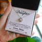 To My Daughter - Love Knot Necklace