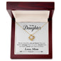 To My Daughter - Love Knot Necklace