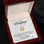 To My Daughter - Love Knot Necklace