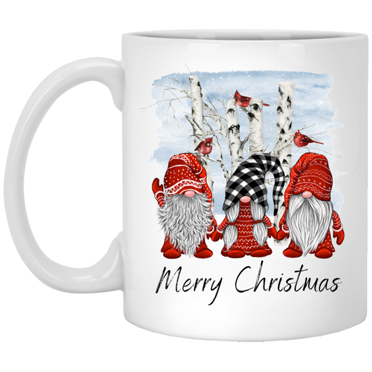 Merry Christmas Nomes - 11 oz. White Mug