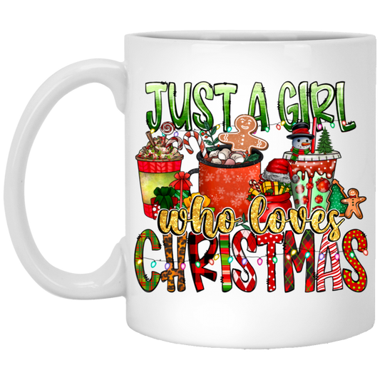 Just A Girl (2) - 11 oz. White Mug