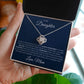 To My Daughter (a) - Love Knot Necklace