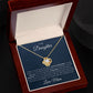 To My Daughter (a) - Love Knot Necklace
