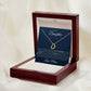 To My Daughter, Love Mom - Delicate Heart Necklace