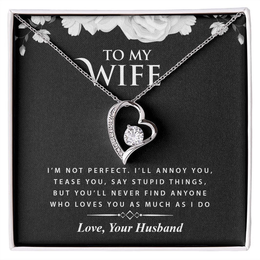 To My Wife - Forever Love Necklace